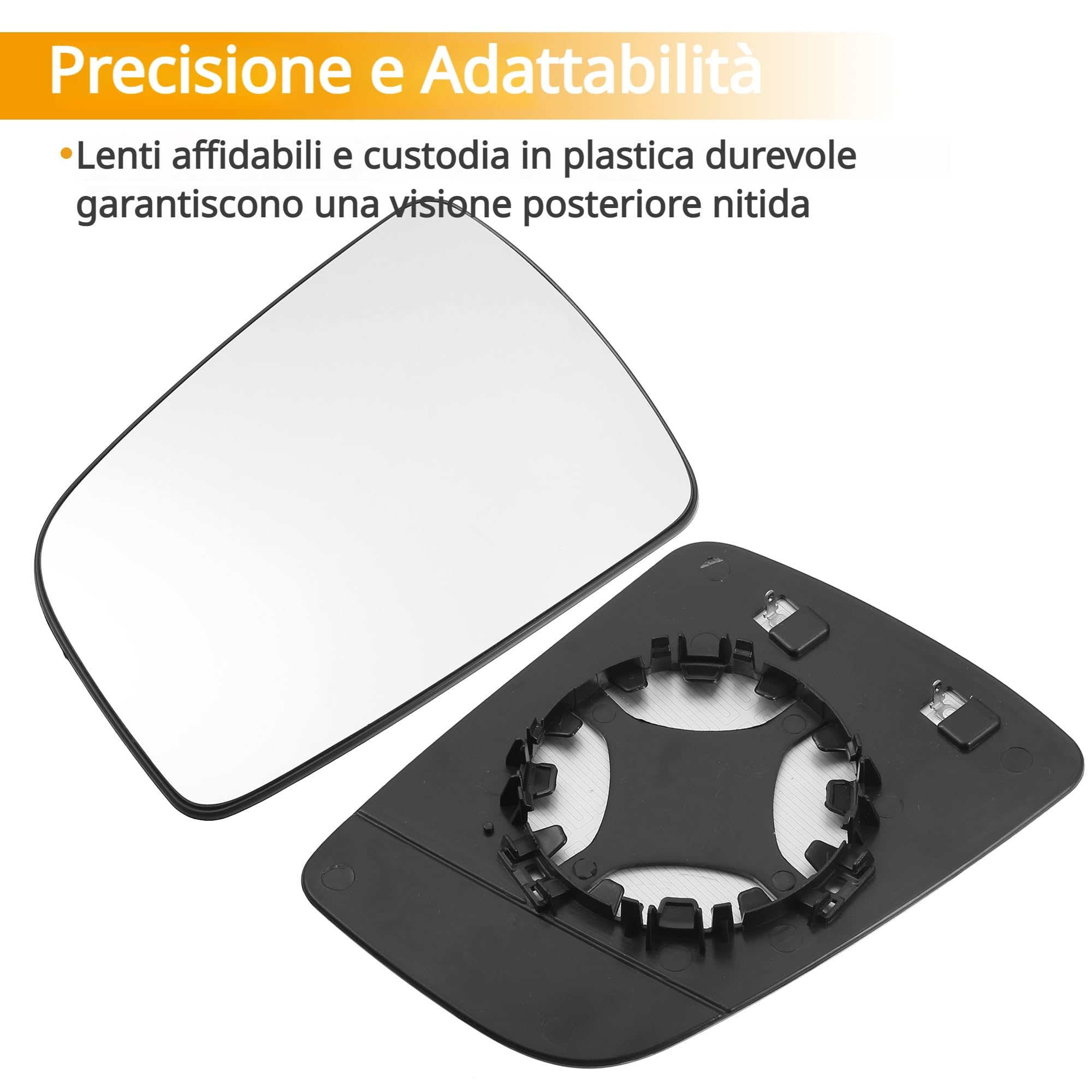 A ABSOPRO Retrovisore Riscaldato Per Opel Zafira B 09-14 1Pc