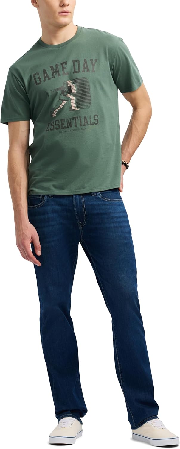 Buffalo David Bitton Mens Short Sleeve Crew Neck Graphic Tee - Image 4