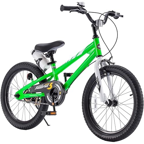 RoyalBaby Kids Bike EZ Balance to Pedal Dual Handbrake Toddlers Boys Girls Bicycle 12-20 Inch for Age 3-10 Years