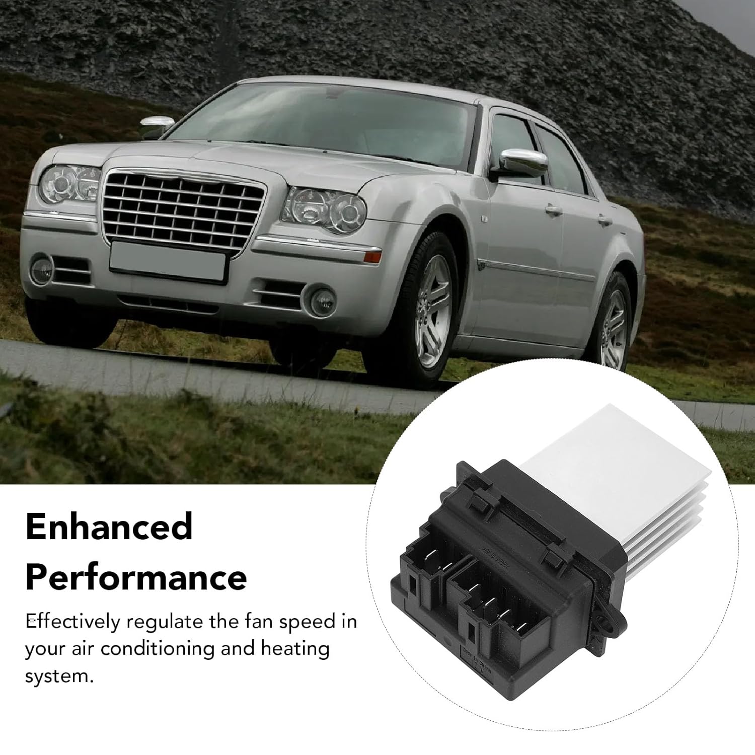 Starrypxl 車用ヒーター ブロワーモーター抵抗器 04885482AC 強化パフォーマンス Voyager Town Cou