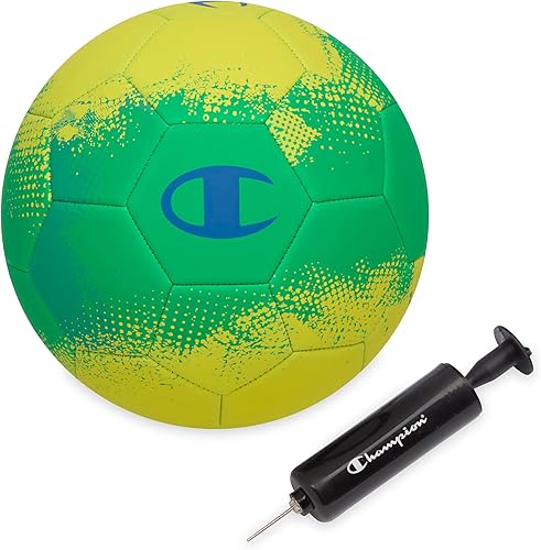 Miniatura 9 de Champion Balón de fútbol para jóvenes y adultos - Acabado mate, diseño de 32 paneles, control mejorado, tamaños cubierta de PVC, tamaños 3, 4 y 5