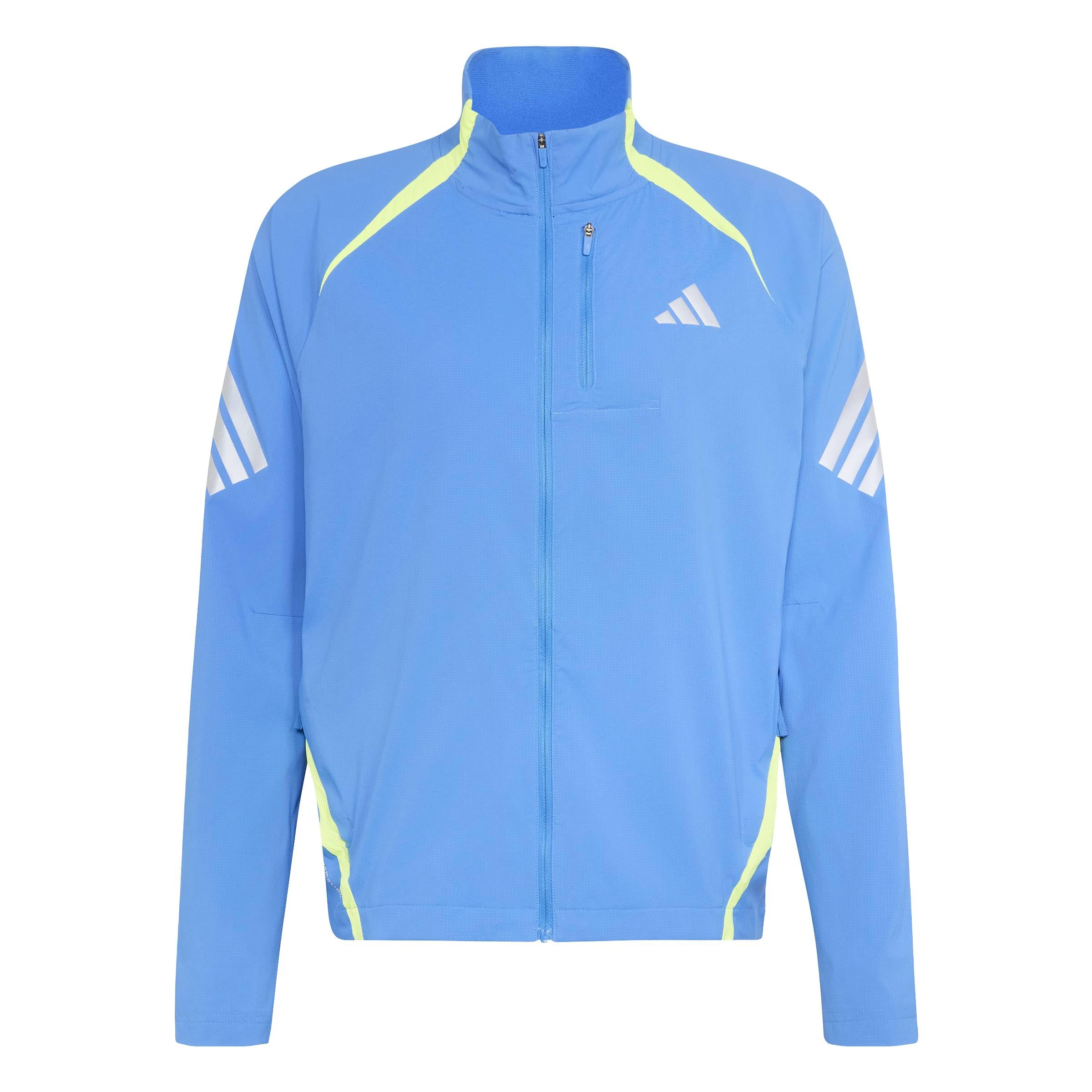 adidas Men's ADI365 Running Iconic Formotion Jacket, ray blue, S