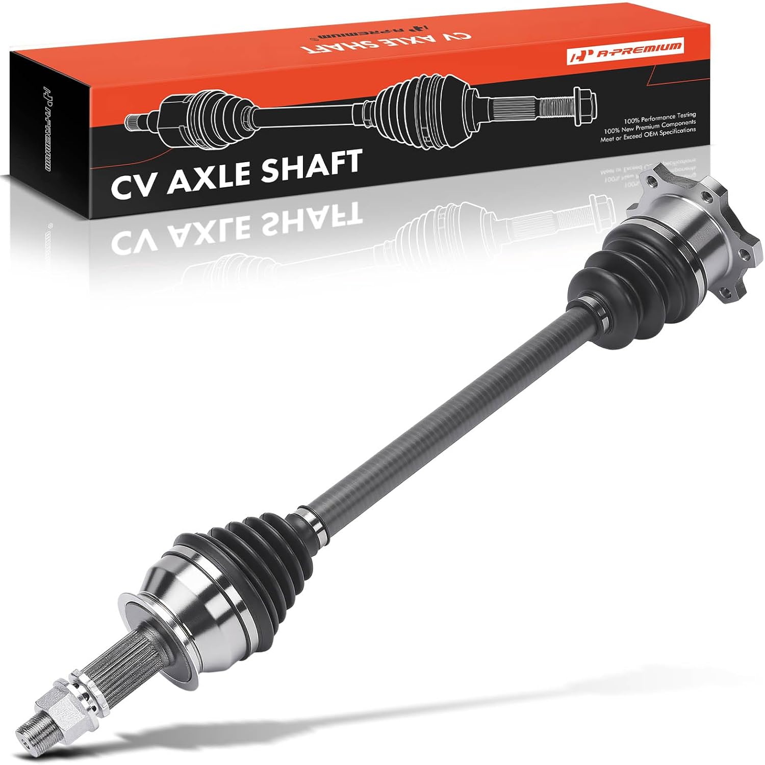 A-Premium CV Axle Shaft Assembly - Compatible with Infiniti QX50 2014-2017, Q60 2014-2015, G37 2008-2013, EX35 2008-2012, EX37 2013, M35 2007-2010, 3.5L 3.7L - Rear Right Passenger Side