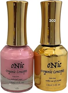 Onic Gel Polish Duo-202 What's my caption-Blush pink shade It comes w/a LED Gel Polish & an Air Dry Nail Lacquer Matching Duo Set. Toxic Free & Healthy Products