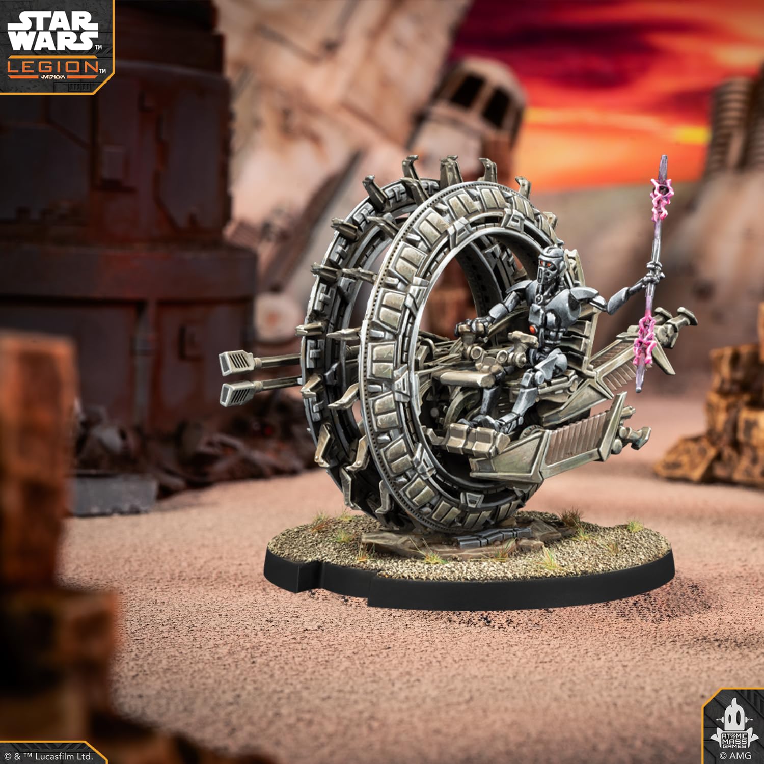 Asmodee, Star Wars: Legion – TSMEU-6 Personal Wheel Bikes (ruota), versione DE, espansione per tablet per 2 giocatori dai 14 anni in su, con tempo di riproduzione di 120-180 minuti, multilingue