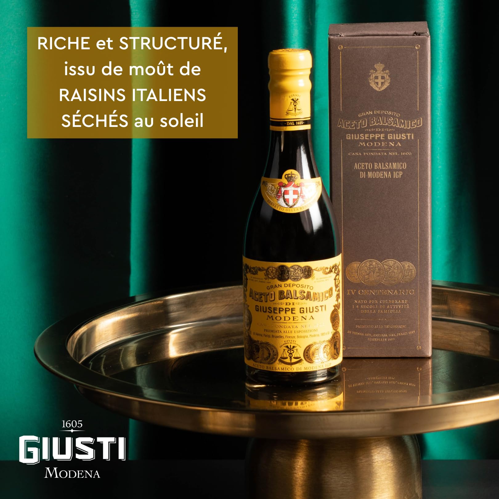 Giuseppe Giusti Giusti Aceto Balsamico di Modena pendant quatre siècles, 250ml