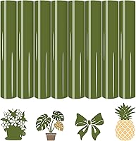 Vista 27 de Vinilo de Transferencia de Calor Bohemio Oscuro - 8 Hojas 12'' x 10'' Azul HTV Azul Egeo Vinilo para Planchar para Camisetas