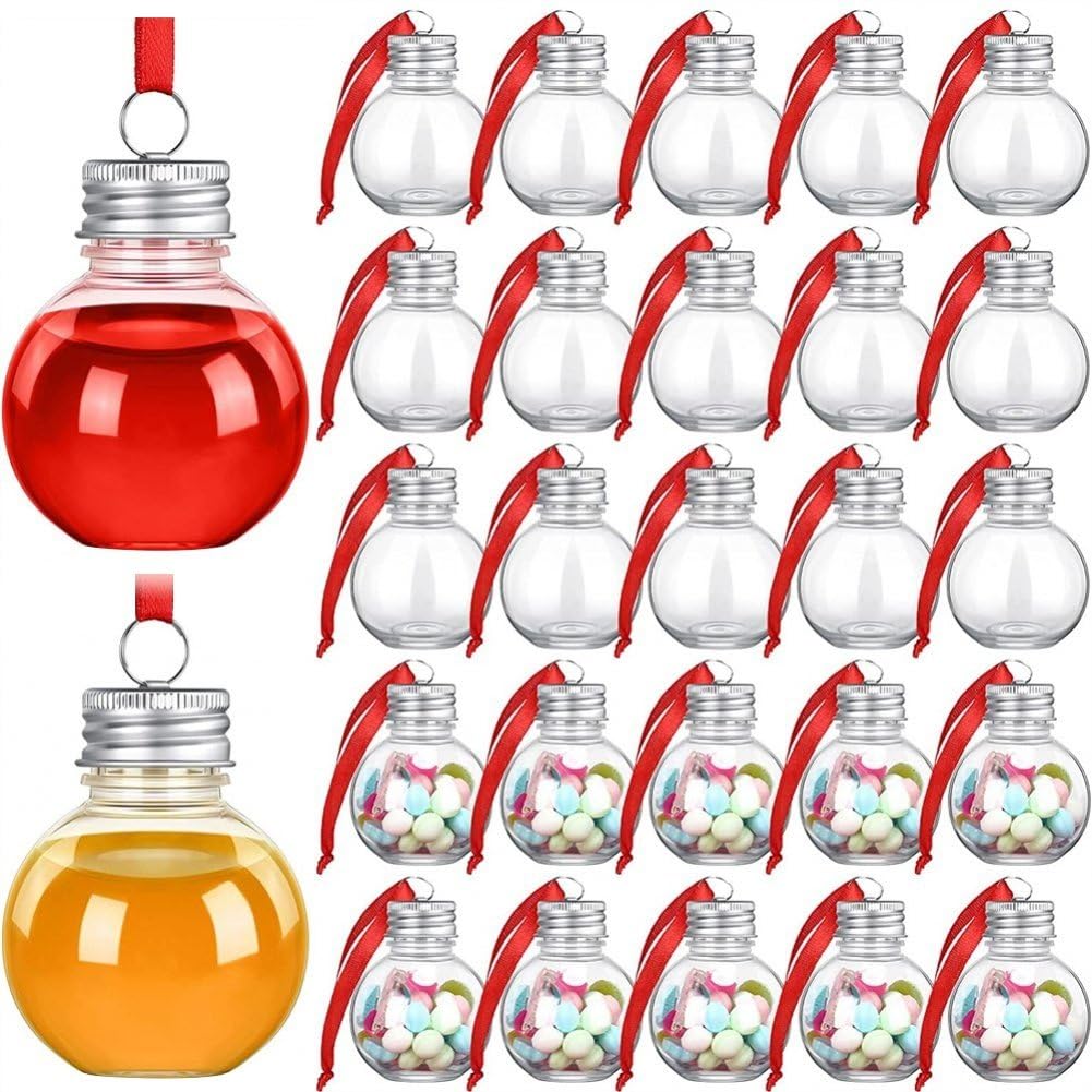 Ornement de verre à shot de Noël Wudaizhi contre les décorations de fête ennuyeuses