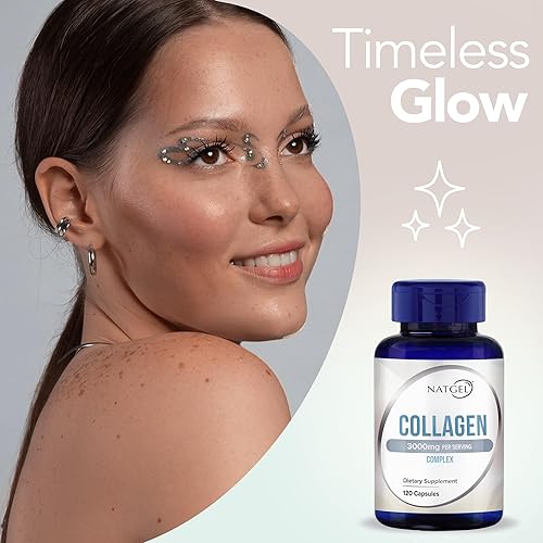 Miniatura 6 de Péptidos de colágeno (tipo I y III) 3000 mg - 120 cápsulas Colágeno hidrolizado prémium para piel, cabello, uñas y articulaciones