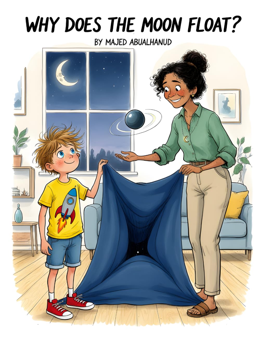 Why Does the Moon Float?: Exploring Gravity, Orbits, and the Invisible Force That Holds the Sky Together (Innovation and Space for Young People - Stories and Activities)