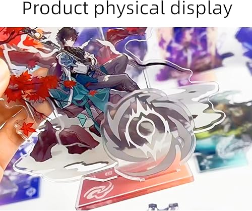 Honkai Star Rail - Soporte acrílico de doble capa con personajes bellamente detallado, decoración de escritorio, regalo para fanáticos (Arlan)