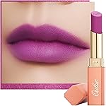 Oulac Violet Soft Matte Lipstick| Lipstick & Blush Duo| Velvet Smooth Lip Stick| Highly Pigmented & Misty Texture| Full Coverage Lip Stains Enriched with Rose Oil| Vegan & Clean Beauty| Y11