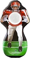 Vista 1 de GoSports Inflataman Football Challenge - Includes 4 Rubber Footballs, Ball Pump, and Scoreboard - Inflatable Receiver Touchdown Toss Game