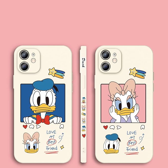 紫 パープル デイジー 新作 スマホケース アイフォーンケース Iphoneケース ディズニー キャラクター ドナルド Iphone8 選ぶなら