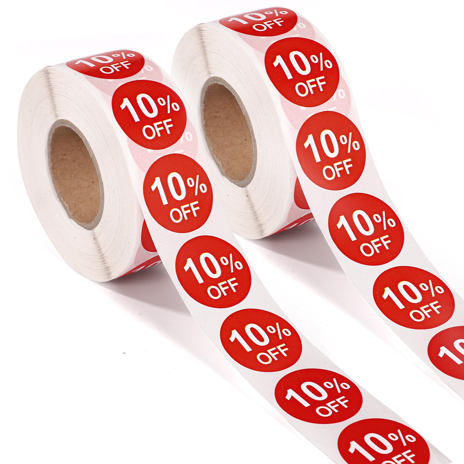 2000pcs Discount Stickers, 1in Round Promotion Labels Red Pricemarker Stickers Sale Signs Price Reduced Tags for Retail Store Supermarket Shops Clearance