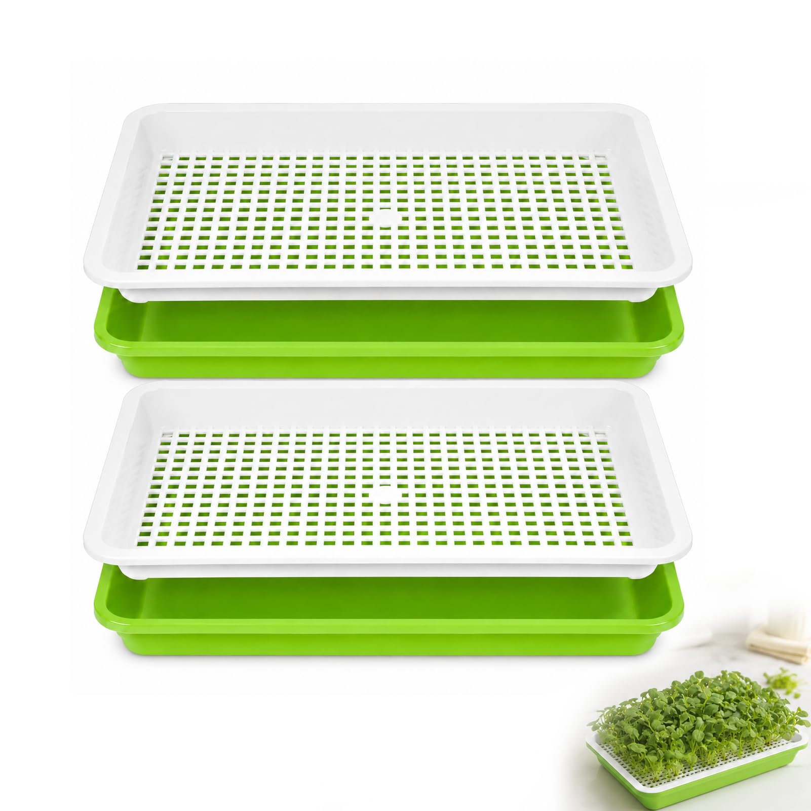 ensemble germoir réutilisable plastique