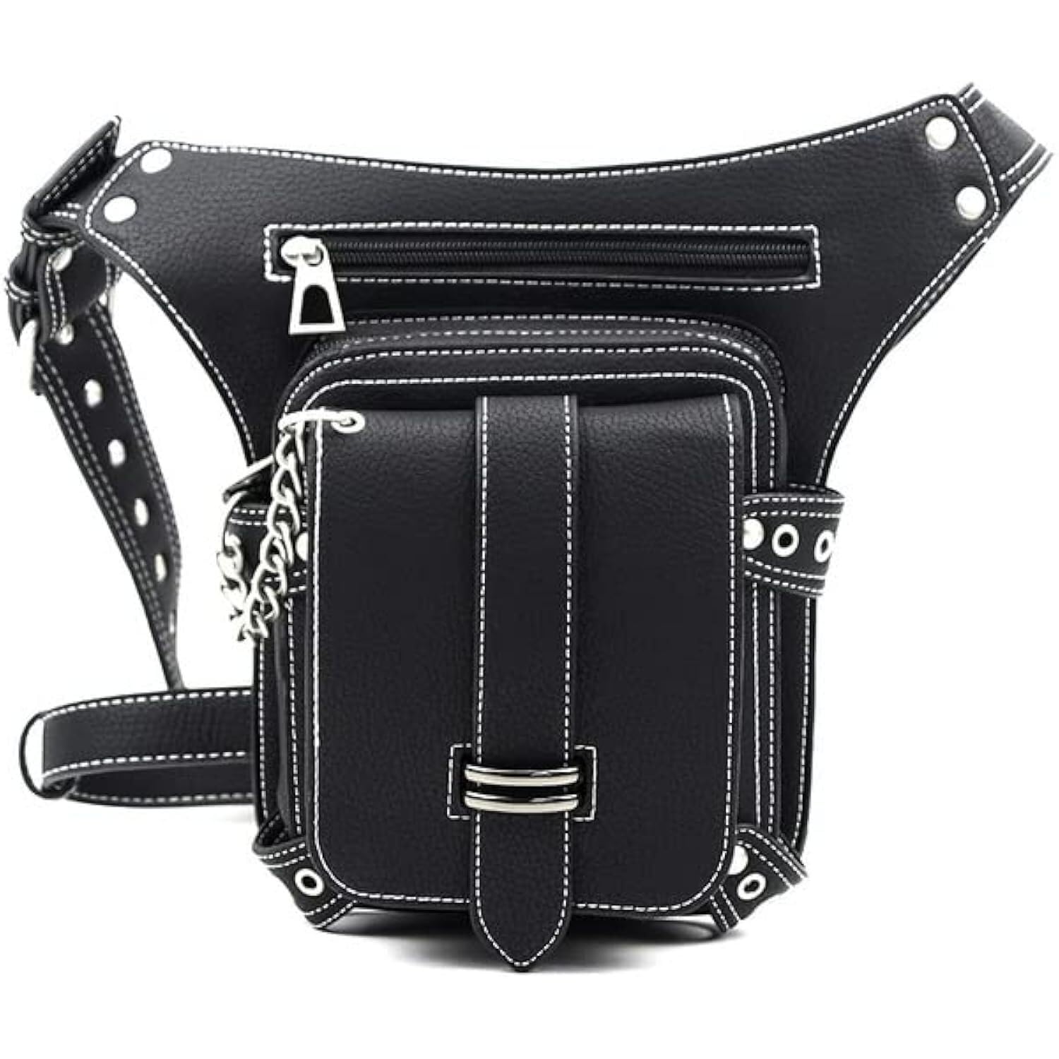 Pernera Moto Bolsa for Pierna, for Muslo, Riñonera for Mujer, Cartuchera for Motocicleta, Cinturón for Cadera, Funda De Cuero for Hombre, Cruzada