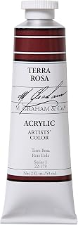 M. Graham 2-Ounce Tube Acrylic Paint, Terra Rosa