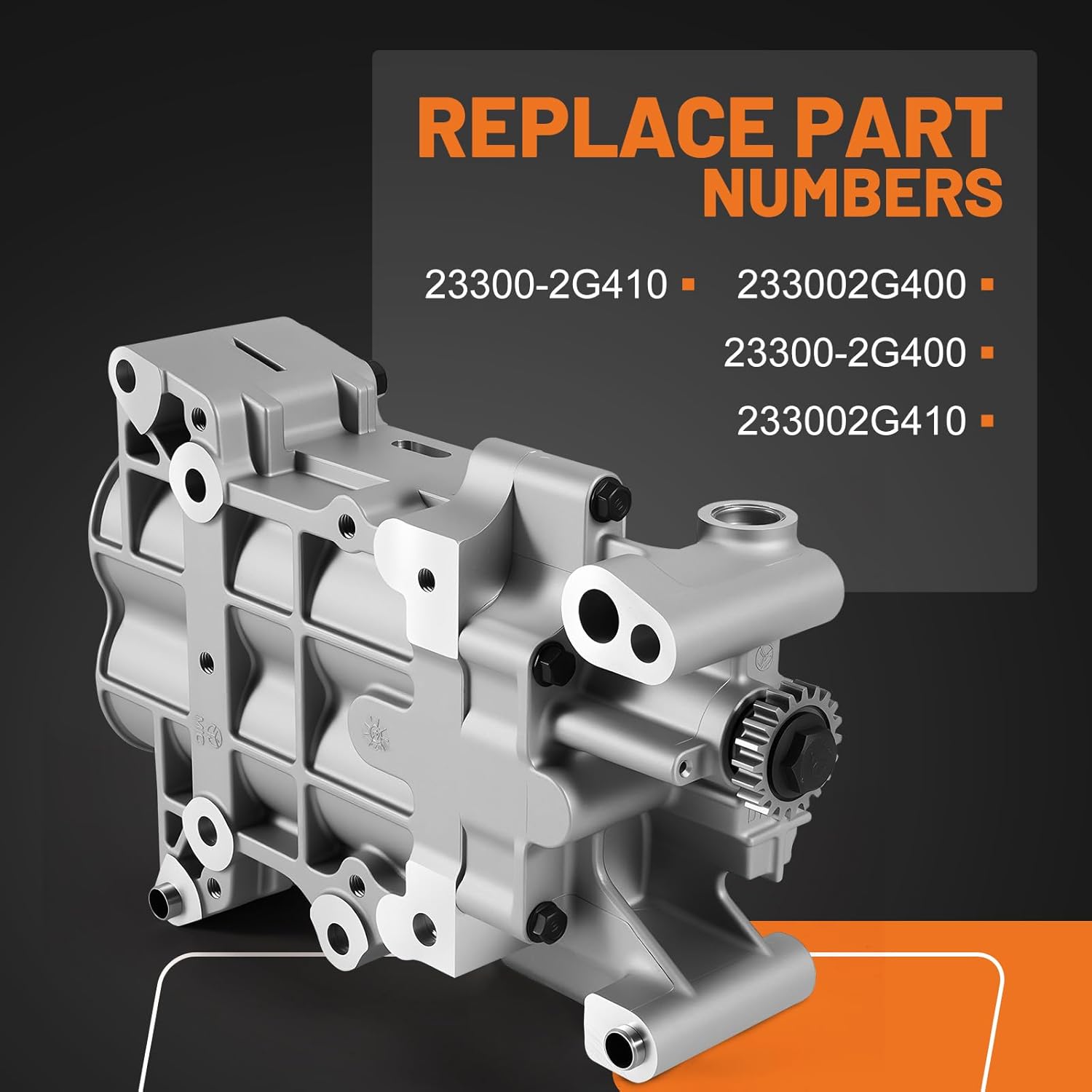 Engine Oil Pump Balance Shaft Assembly Fits for 2013-2018 Kia Sorento, 2014-2016 Sportage, 2014-2015 Hyundai Tucson, 2013-2016 Santa Fe Sport, 2.4L L4, OE Number 23300-2G400 23300-2G410