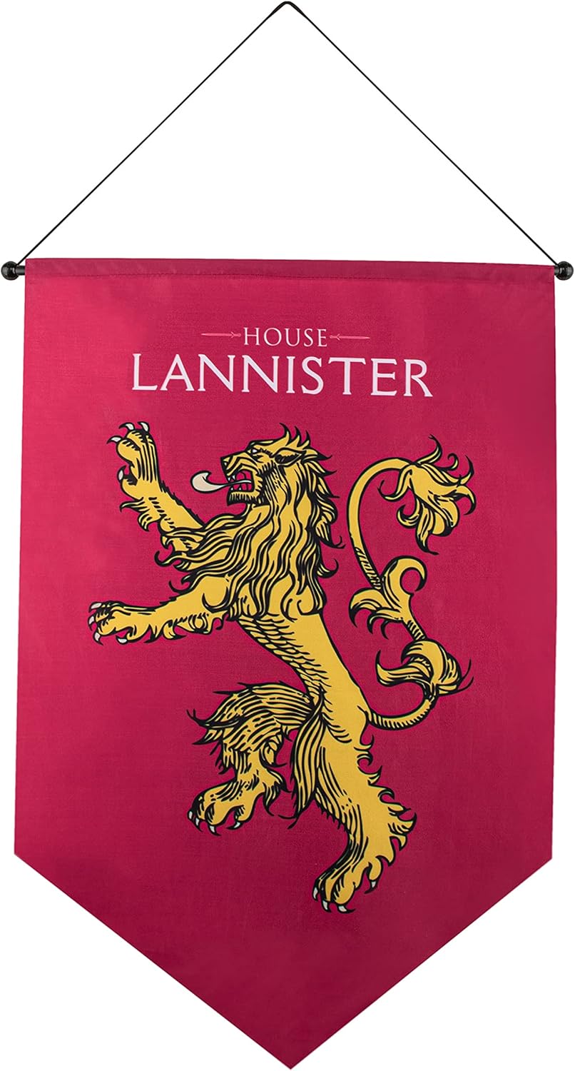 Cinereplicas Game of Thrones - Lannister Wall Banner 100 * 55cm - Official License