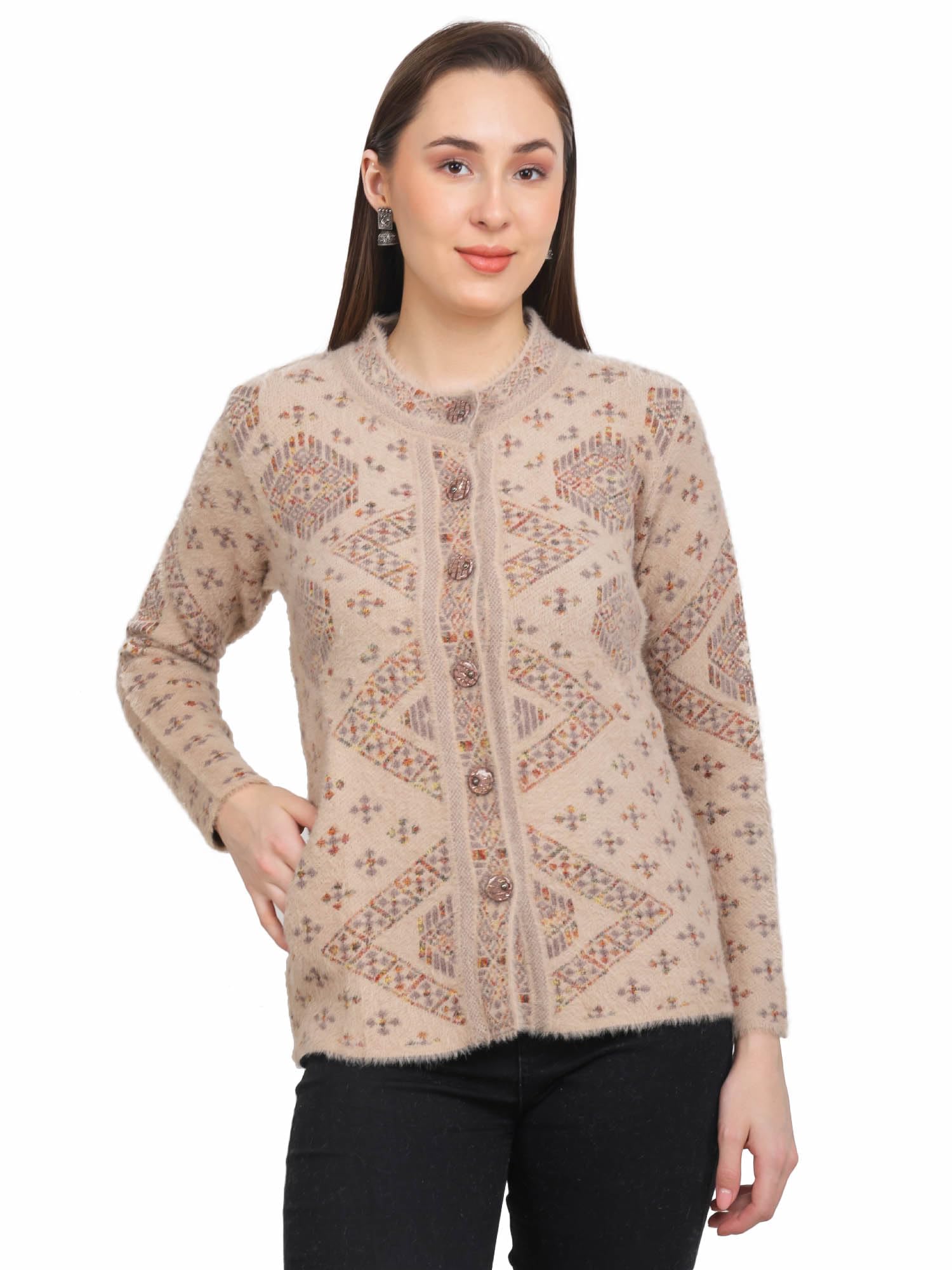 chatanya Womens Full Sleeve Winter wear Cardigan Sweater-picture-26