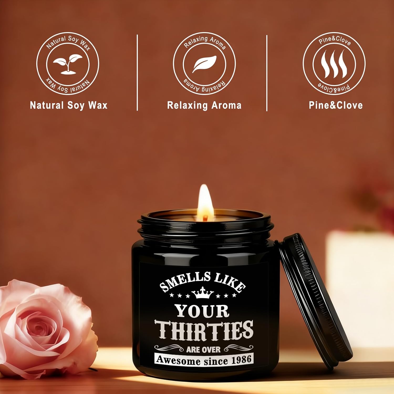 40th Birthday Gifts for Men, Unique Gift Ideas for 40th Birthday Men Who Have Everything, 1986 40 Year Old Birthday Gift Baskets for Man Whiskey Glass Baseball Cap Socks Toilet Paper - Image 4