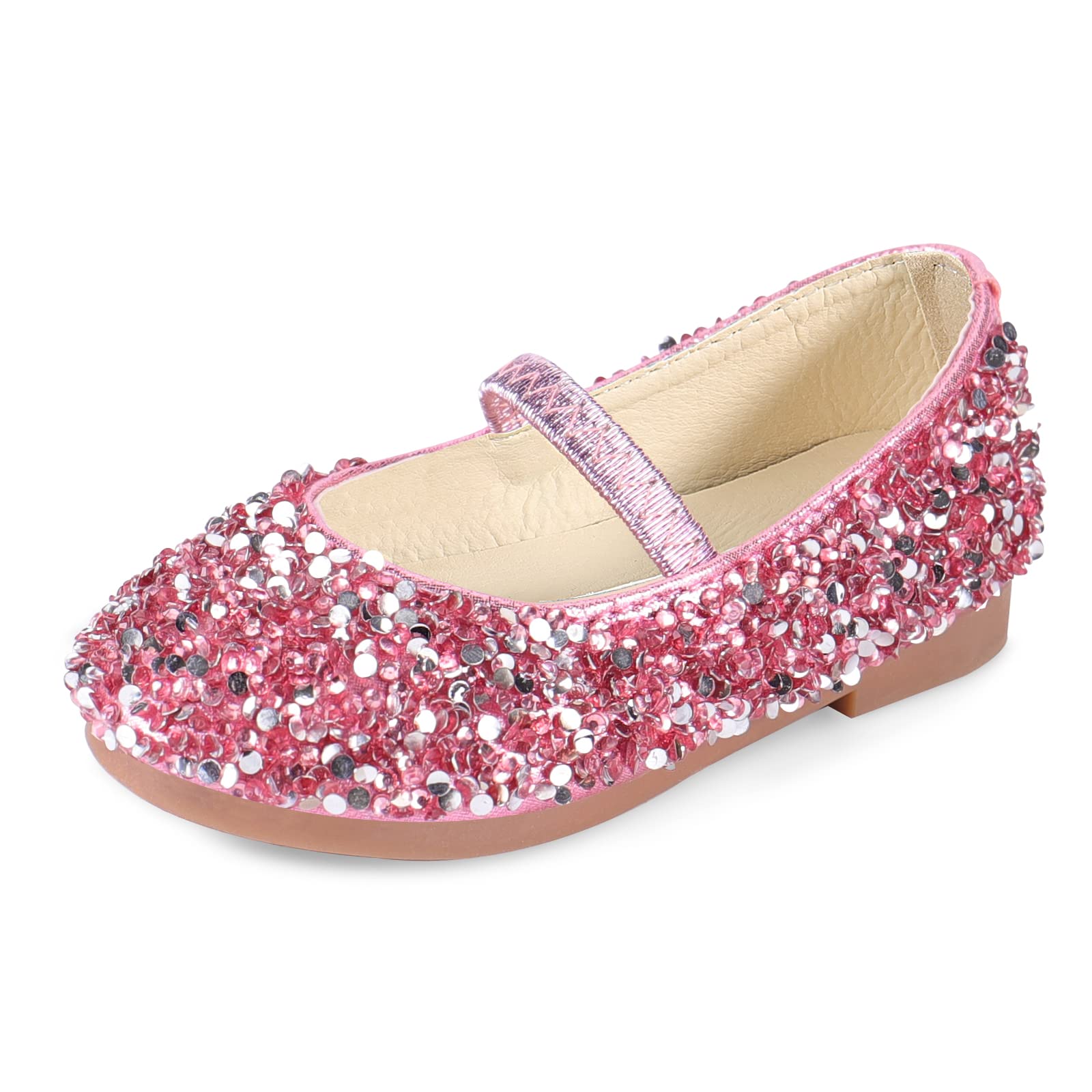 MK MATT KEELY Zapatos Princesa Niñas Bailarina de Vestir Disfraz de Fiesta Zapatilla de Ballet