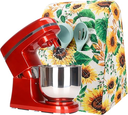 Funda para batidora de cocina, funda para batidora de cocina, compatible con batidora de pie Hamilton de 6 a 8 cuartos de galón, cubierta para