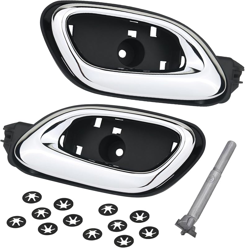 Maçanetas internas das portas APPERFiT cromadas para Chevrolet Camaro 2010 a 2015 – Par