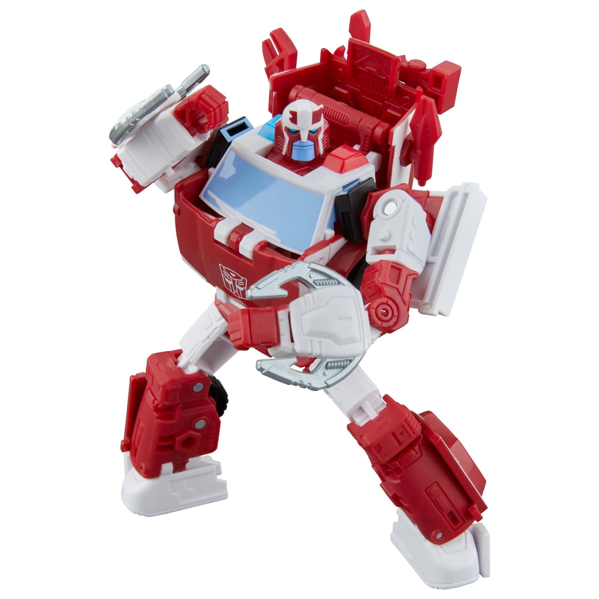 Autobot Ratchet z kolekcji Transformers: Age of the Primes, 14,5-centymetrowa przekształcająca się figurka klasy Deluxe, zabawkowe roboty dla dzieci w wieku od 8 lat