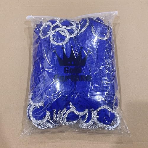 Miniatura 8 de Bandas elásticas de Spandex para sillas con hebilla deslizante para decoración de boda, no incluye las fundas color blanco, 50 piezas