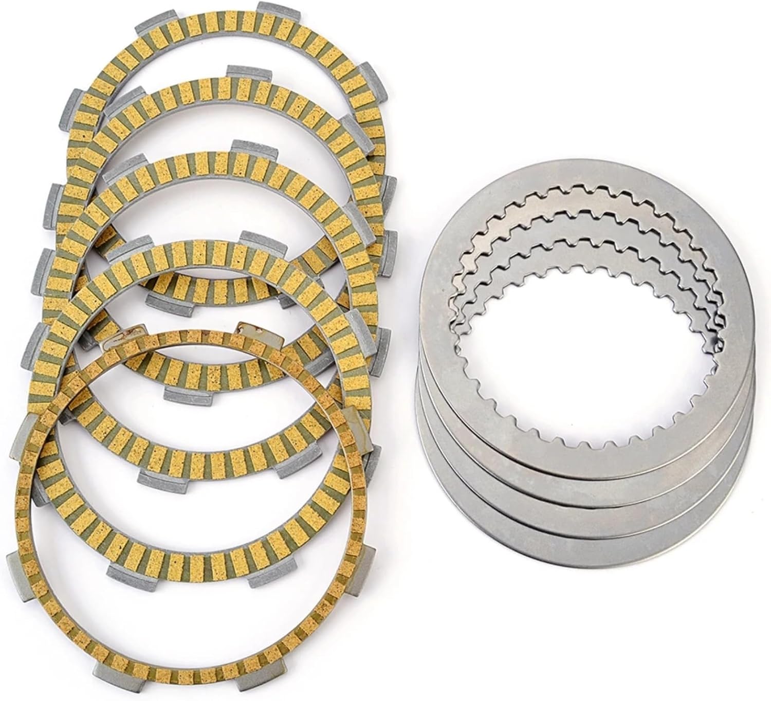 Clutch Friction Disc Plate Kit Compatible With KTM RC200 200 Duke Duke200 2014-2022 90132010000 90132111000 90132211000 90132011000
