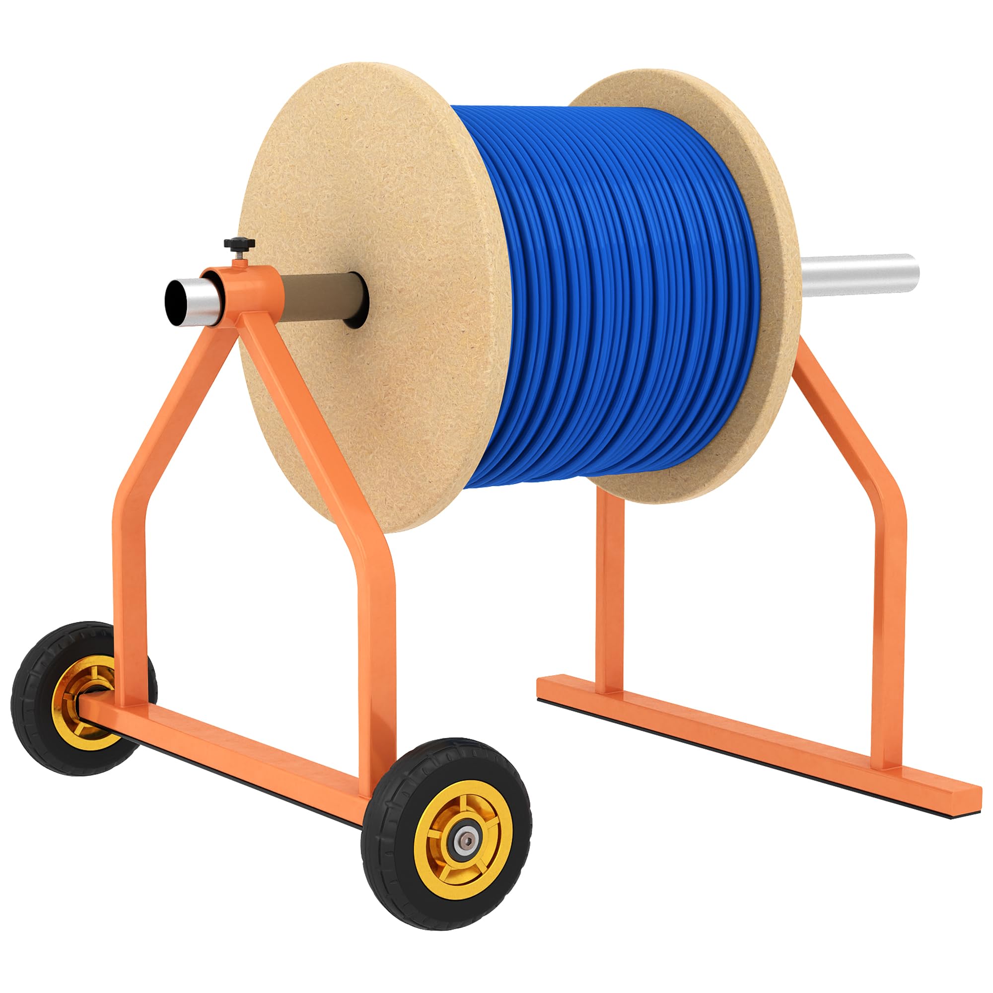 Colapsable Spool Snapklik.com : Gtouse Wire Spool Rack, Collapsible Wheeled Wire ...