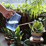 Goowin Watering Can Indoor Plants, 47 oz Long Spout House Plant Flower Watering Can, Creative Wide Opening Plastic Watering Can with 16 oz Spray Bottle & 8.5 oz Squeeze Bottle, Blue