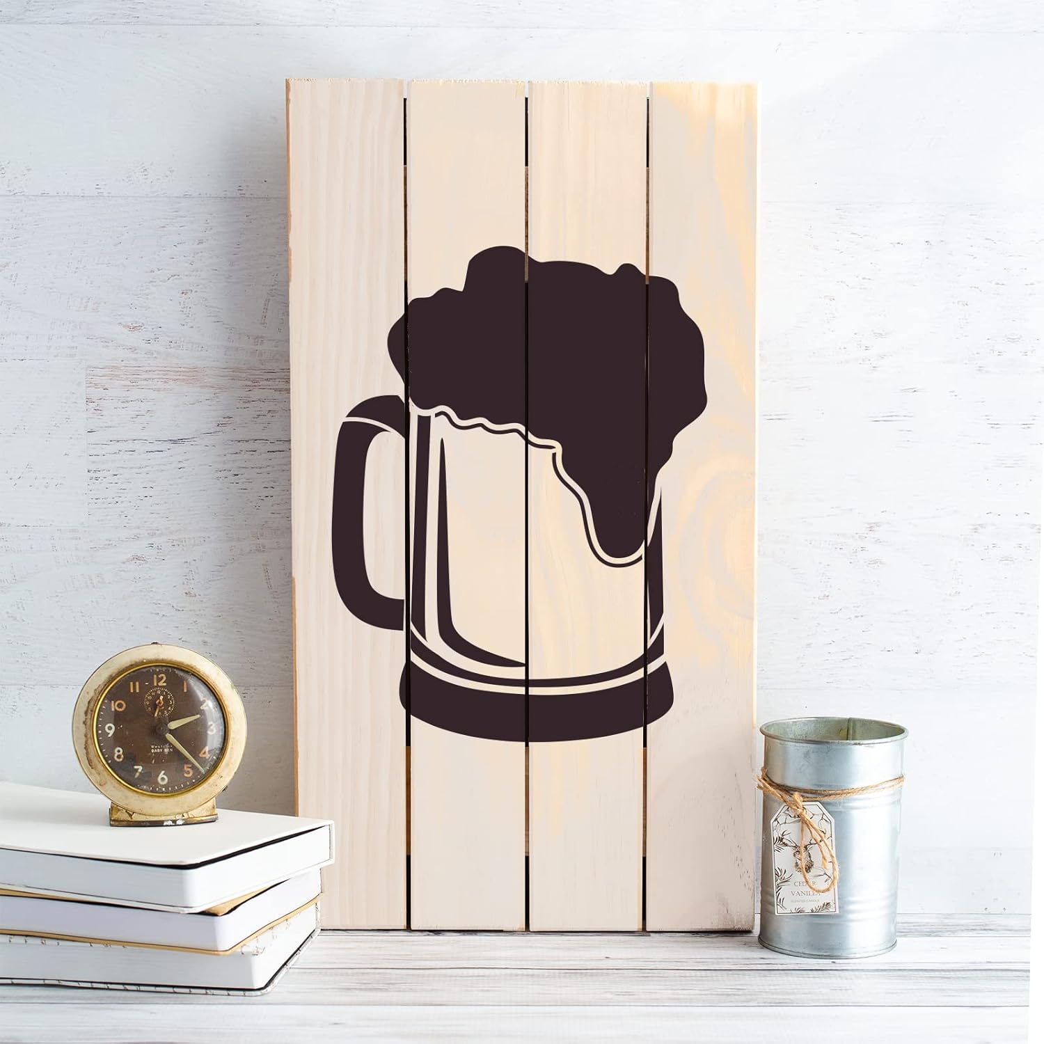Beer Mug Stencil - Alcohol Stencils, Beer Mug Art, Stencils Beer Mug, Beer Mug, Drink Stencils