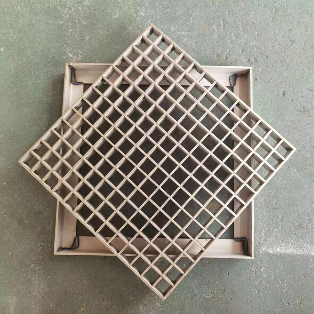 Premium Catch Basin Drain Grate 8in 10in 16in Square Shower Drain Cover & Outdoor Channel Grate (300x400x30mm 11.8x15.7x1.2in) Well Block & Trench Cover