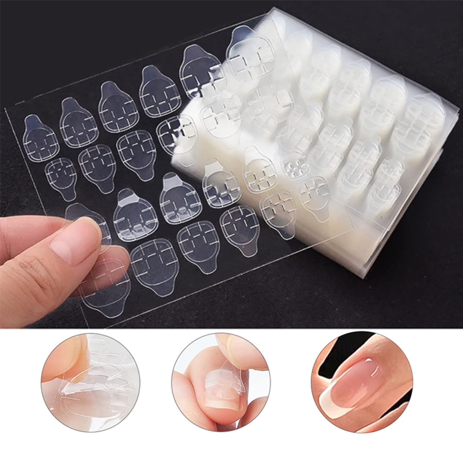 2 Sets Press On Nails, Matte Red Fake Nails for Women, Artificial Nails with Jelly Glue and Tools, 48 Pieces Nail Extensions Kit for DIY Manicure at Home or Special Occasions 2
