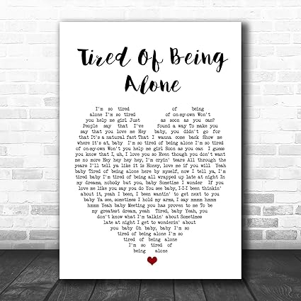 Citation En Forme De Cœur Tired Of Being Alone Framed White Small A5 Amazon Fr Cuisine Et Maison Citation En Forme De Cœur Tired Of Being Alone Framed White Small A5 Amazon Fr Cuisine Et Maison