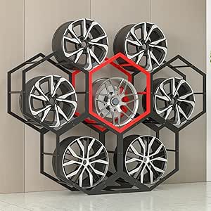 Amazon.com: REMYSAOS Tire Display Rack Rims Tire Rack for Garage, Home ...