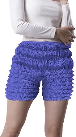 Malco Modes Women's Ruffle Pettipants - Lace Trim Bloomers For Dance, Steampunk, Costume, Lolita Fashion