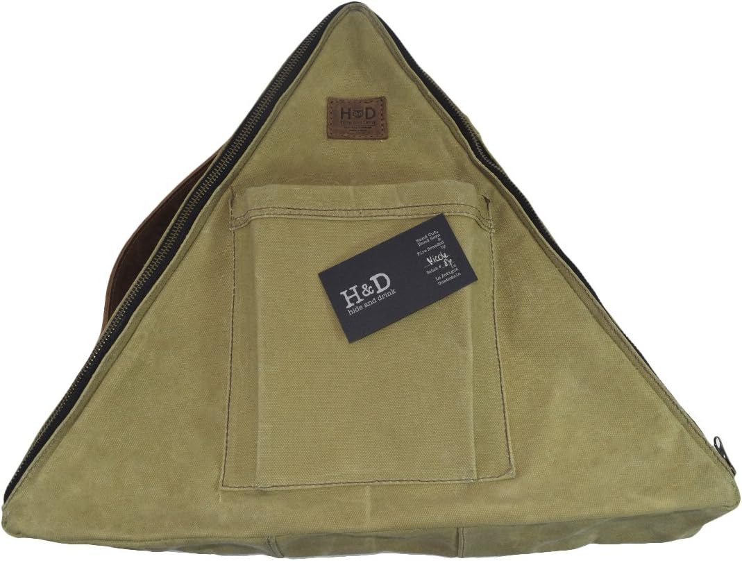 Waterproof Waxed Canvas Emergency Case For Roadside Preparedness Travel, RV, Camping, Car Handmade by Hide & Drink