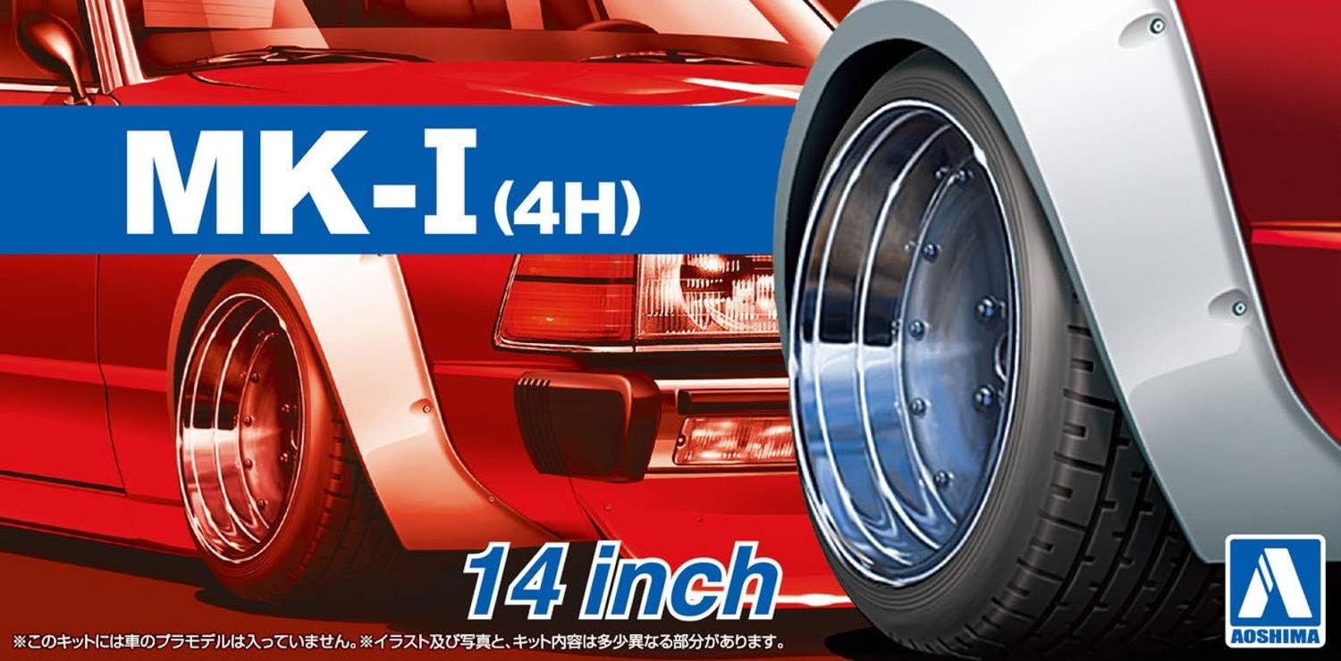Aoshima 1/24 The Tuned Parts Series No. 67 Mark 1/5H 14 Inch Plastic Model Parts