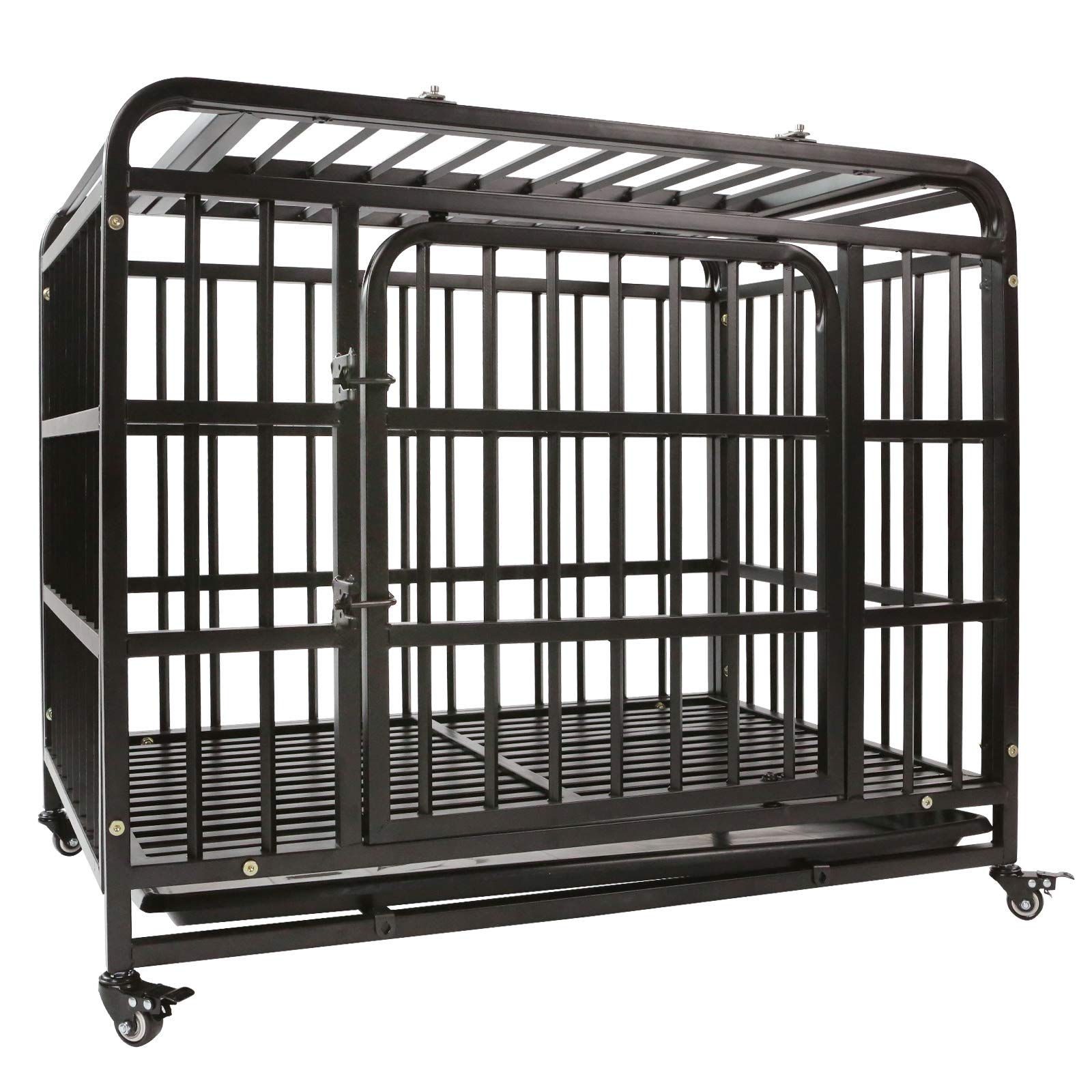 Buy AGESISI Heavy Duty Dog Crate Strong Metal Dog Cage Dog Kennels