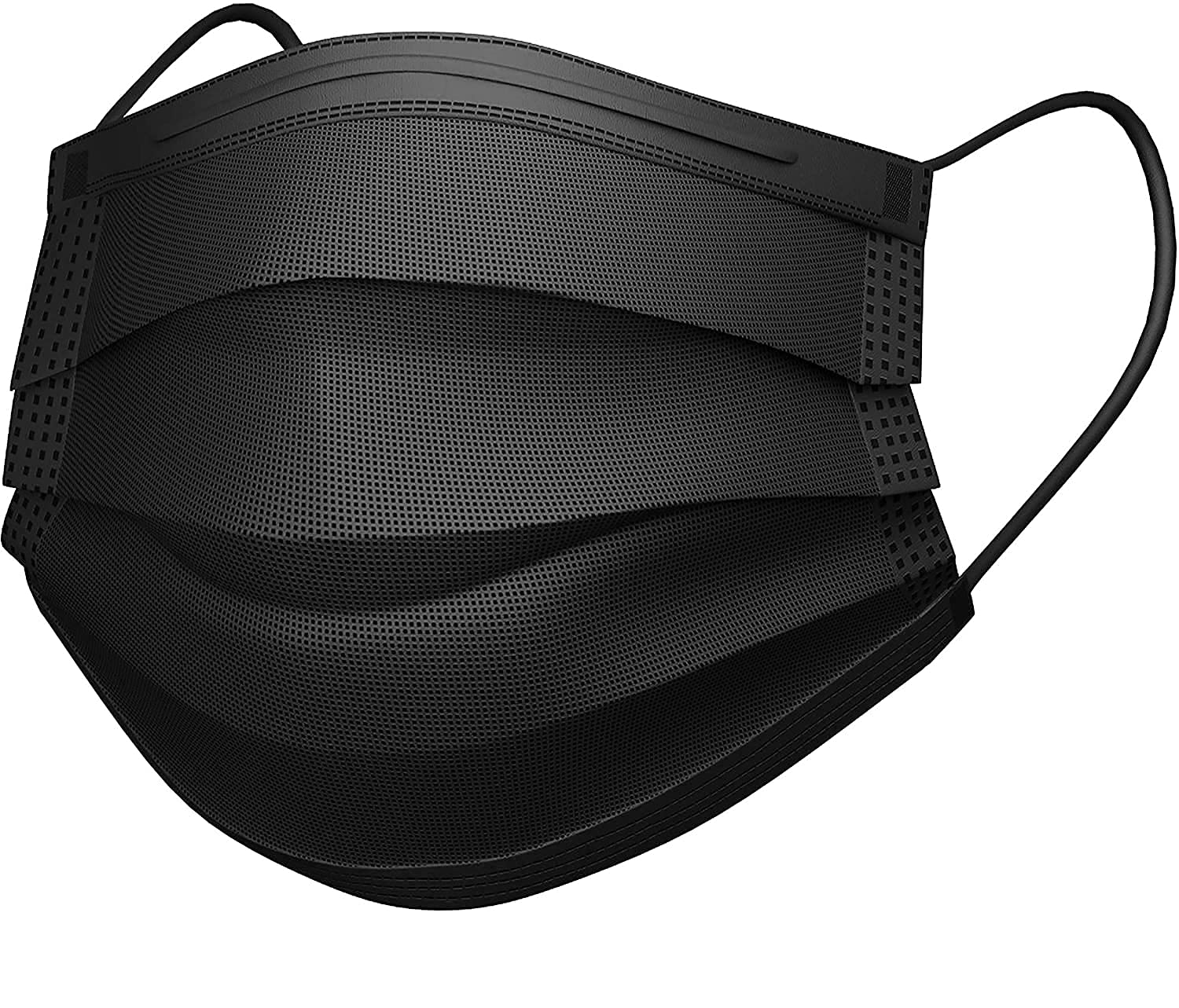 OMICRON FAB 3 Layer Black Disposable Nose Clip Use and Throw Mask