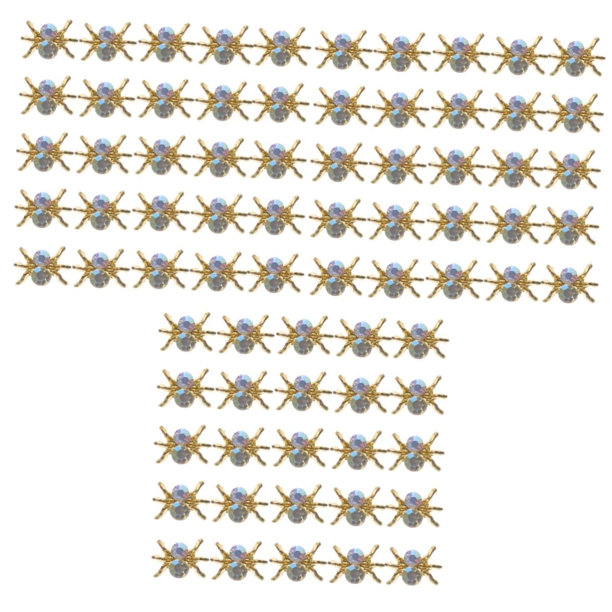 FRCOLOR 300pièces Charms De Nail Art Décors Araignées Pour Manucure Accessoires De Mode