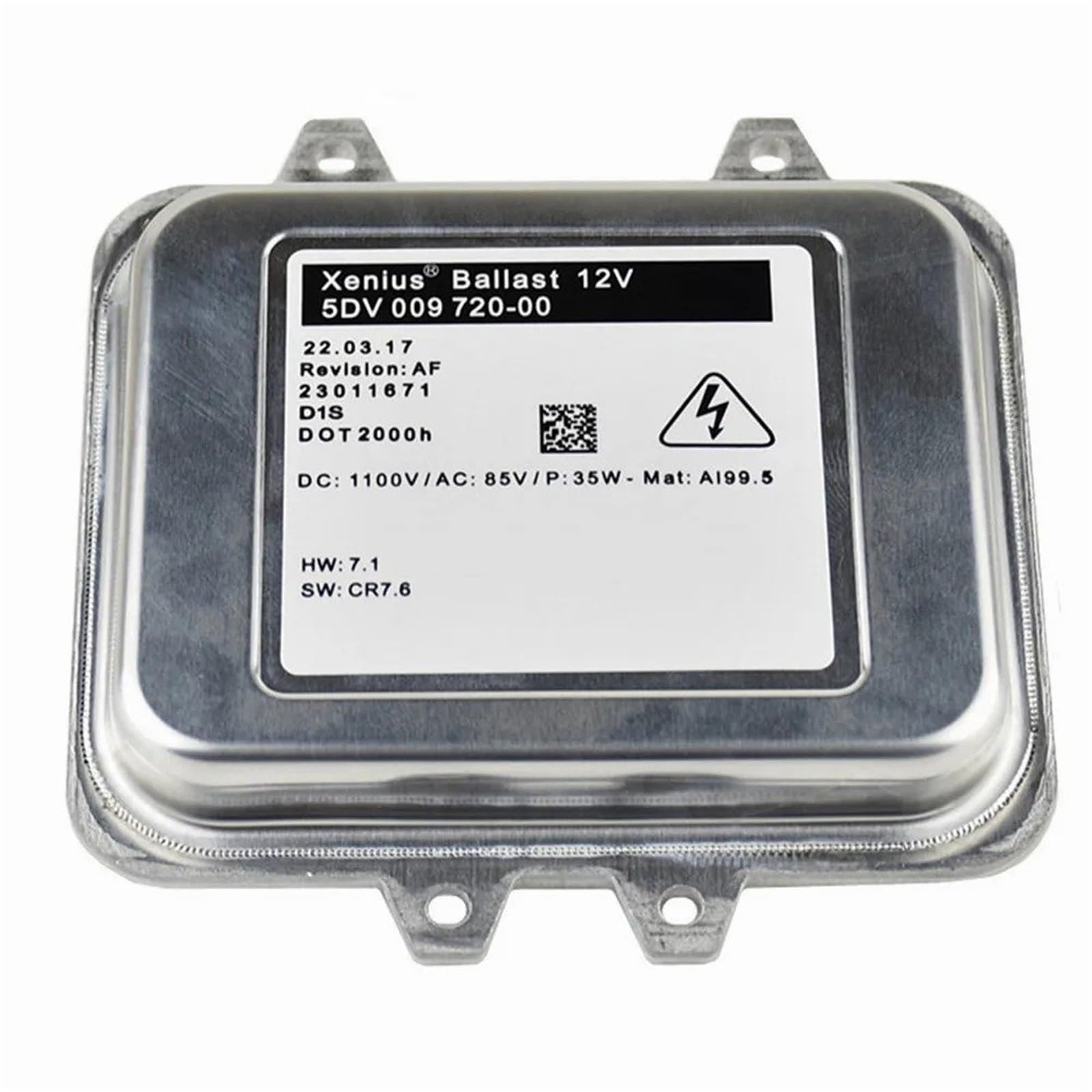 Ballast Headlight 5DV 009 720 00 13278005 for Opel for Astra J for Insignia D1S HID Xenon Headlight Ballast Computer Light Control