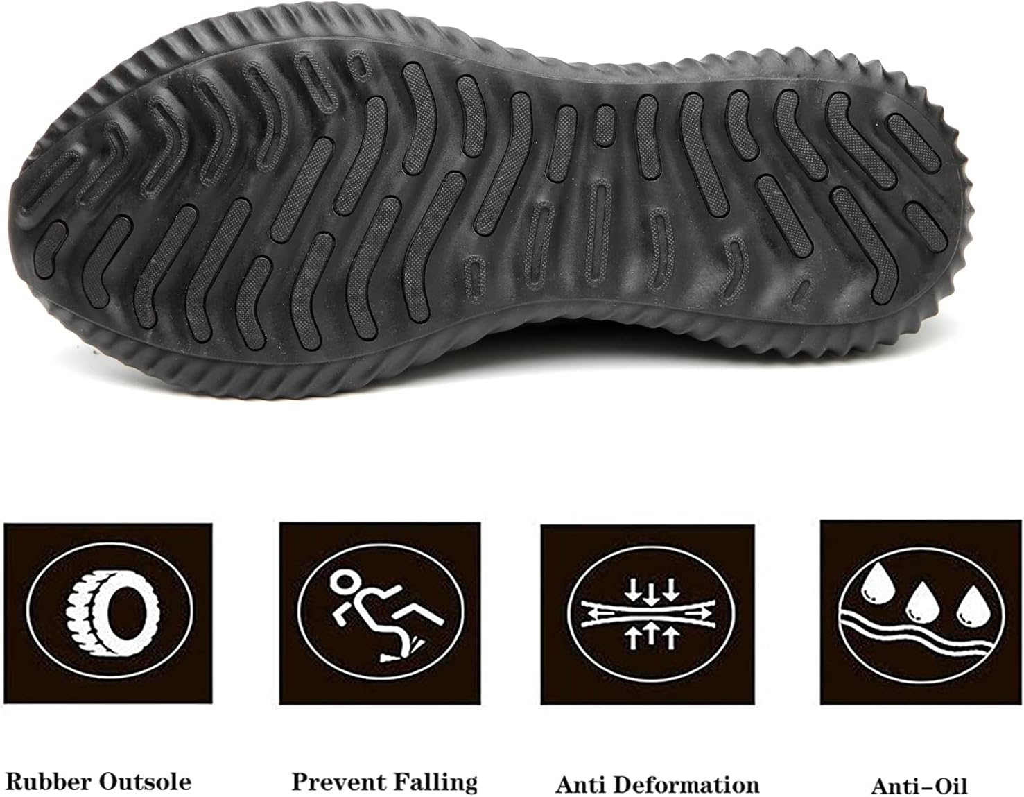 Drecage Steel Toe Safety Shoes for Women Men Work Shoes Industrial & Construction Sneakers Puncture Proof Lightweight Working Shoes - Image 5