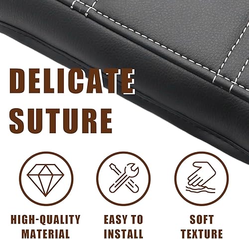 Miniatura 183 de Muslogy Funda de consola central compatible con Honda Pilot 2023 2024 2025, 2024 2025 2026 Ridgeline/Passport Accesorios para apoyabrazos, tapa