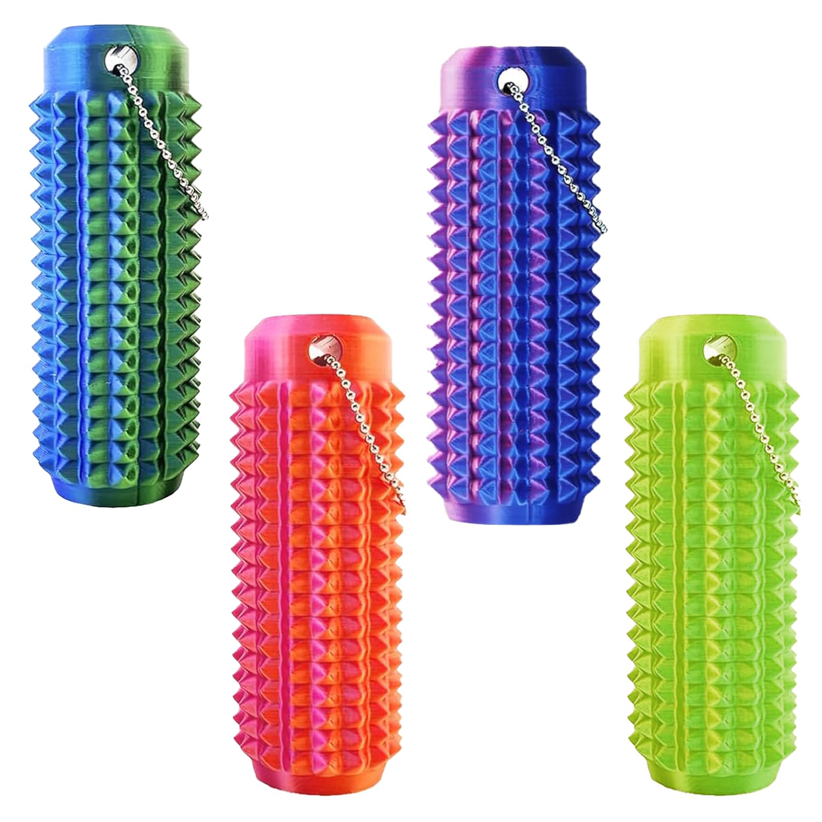 4 Pezzi Little Ouchies Giocattolo Sensoriale Antistress – Fidget Tascabile Con Spuntoni Per Adulti E Ragazzi, Stimolatore Tattile Per Ansia - 5