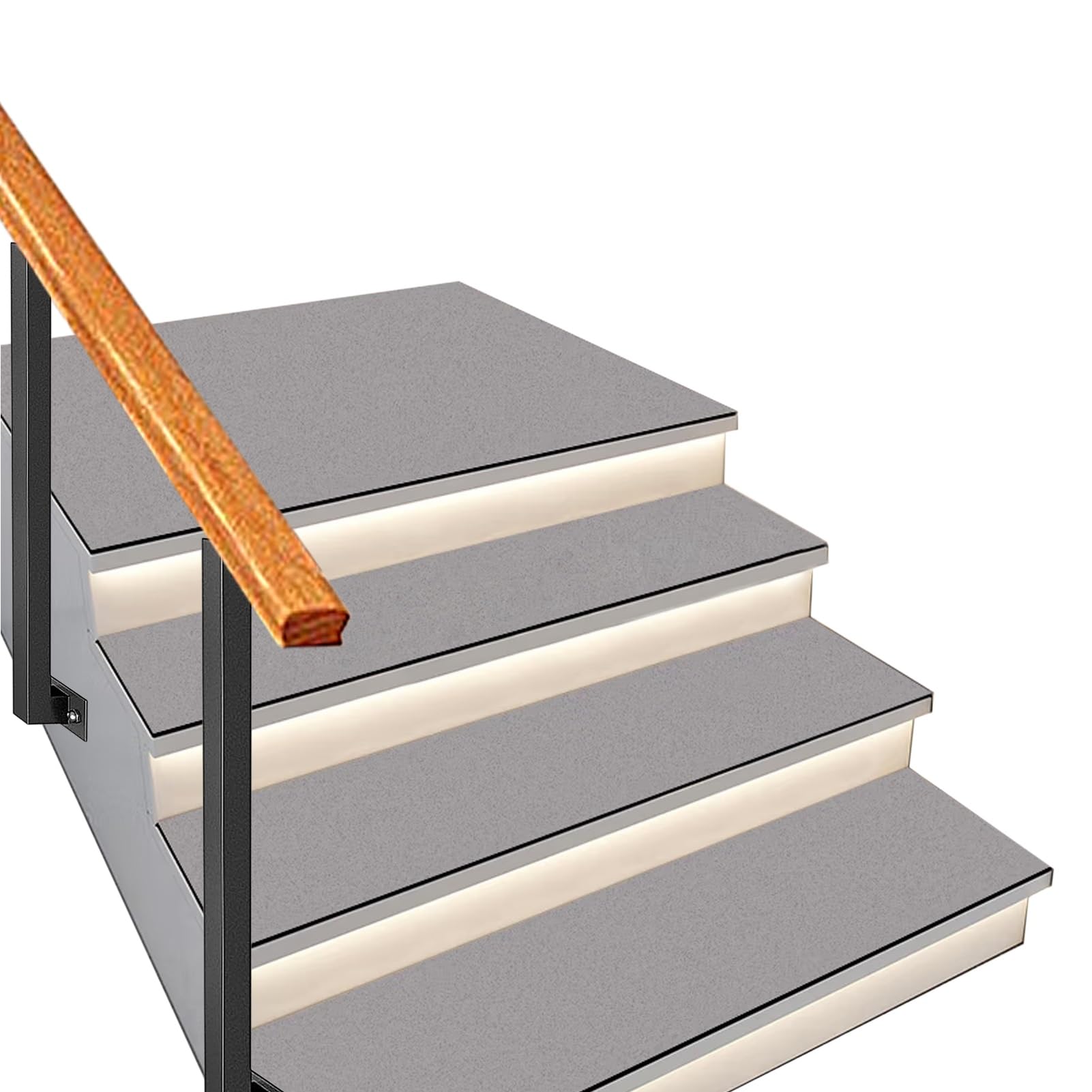 Rampe de transition en bois pour sécuriser l'accès au jardin et terrasse